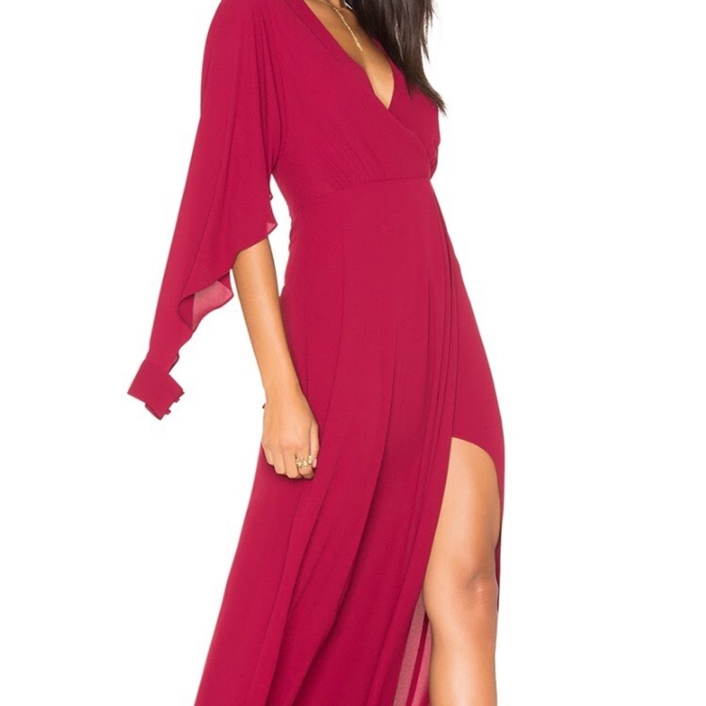 BCBG Maxazria burgundy dress (EUC)